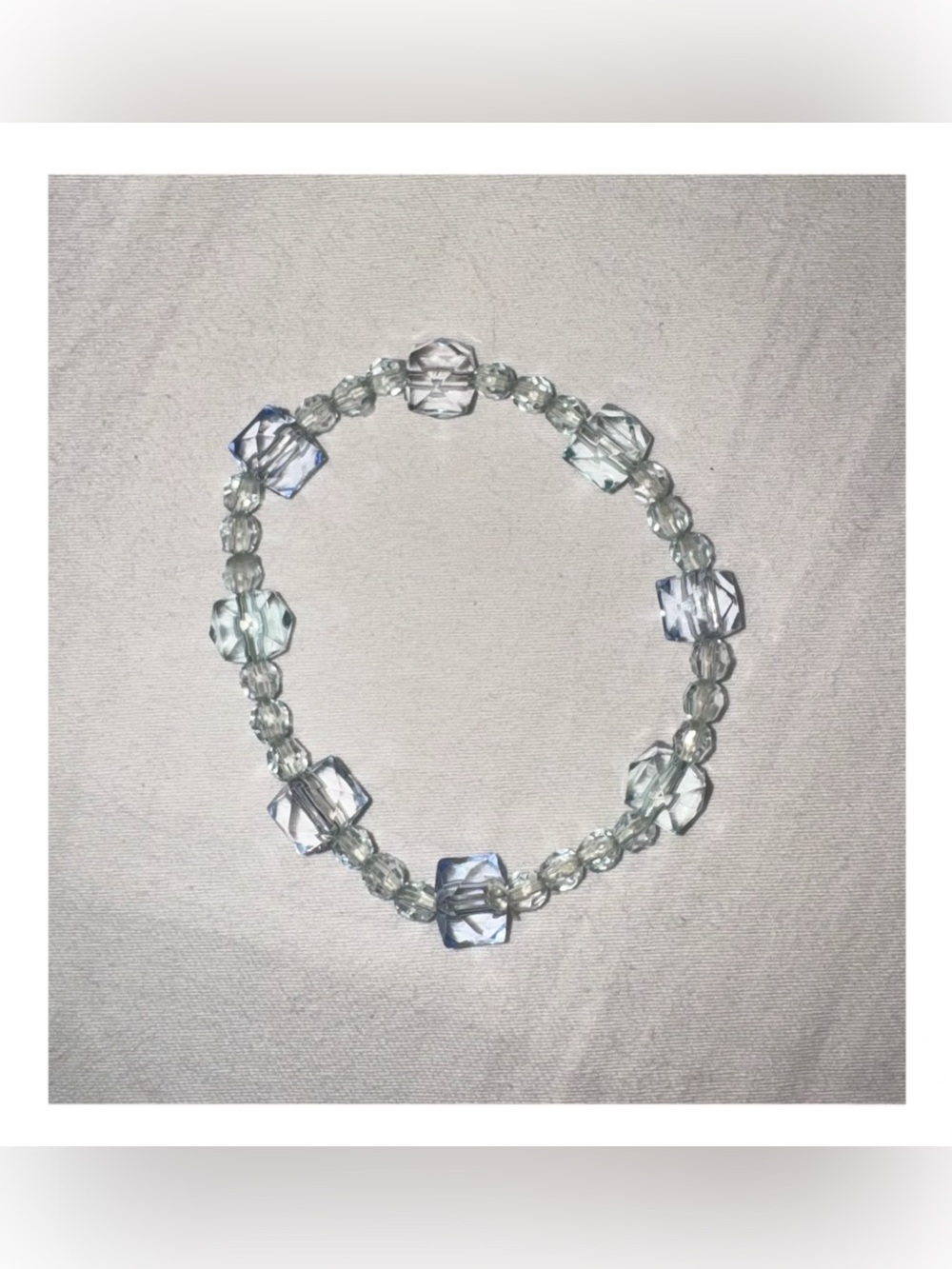 Clear Crystal Stretch Bracelet